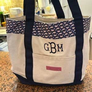Preppy vineyard vines tote